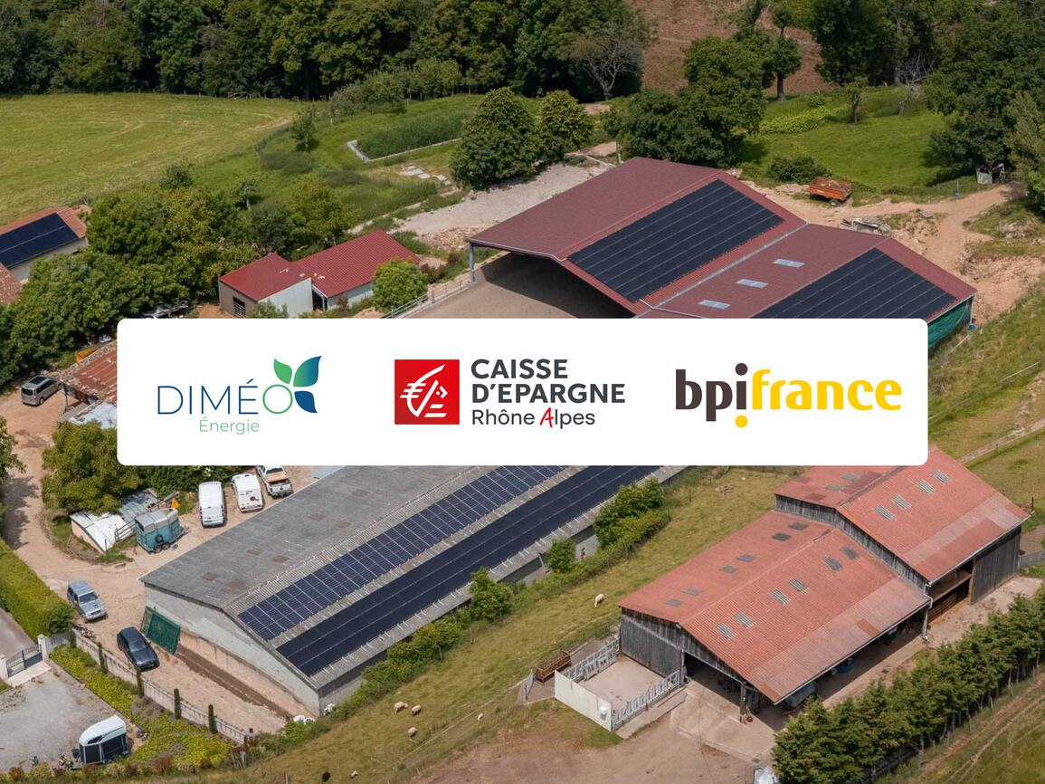Communiqué de presse - Diméo Energie x Caisse d'Epargne AURA x BPI France