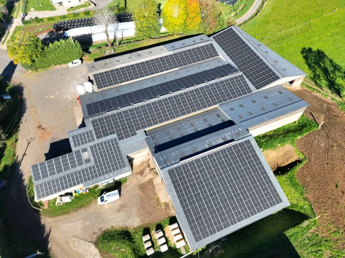 Réalisation photovoltaïque agricole
